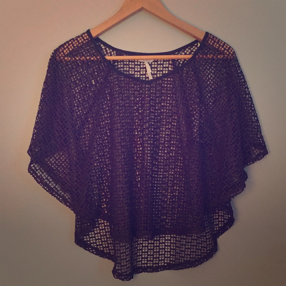 Mesh Poncho. Size: S